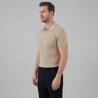 Rafferty Cotton Blend Ribbed Polo