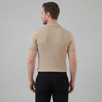 Rafferty Cotton Blend Ribbed Polo