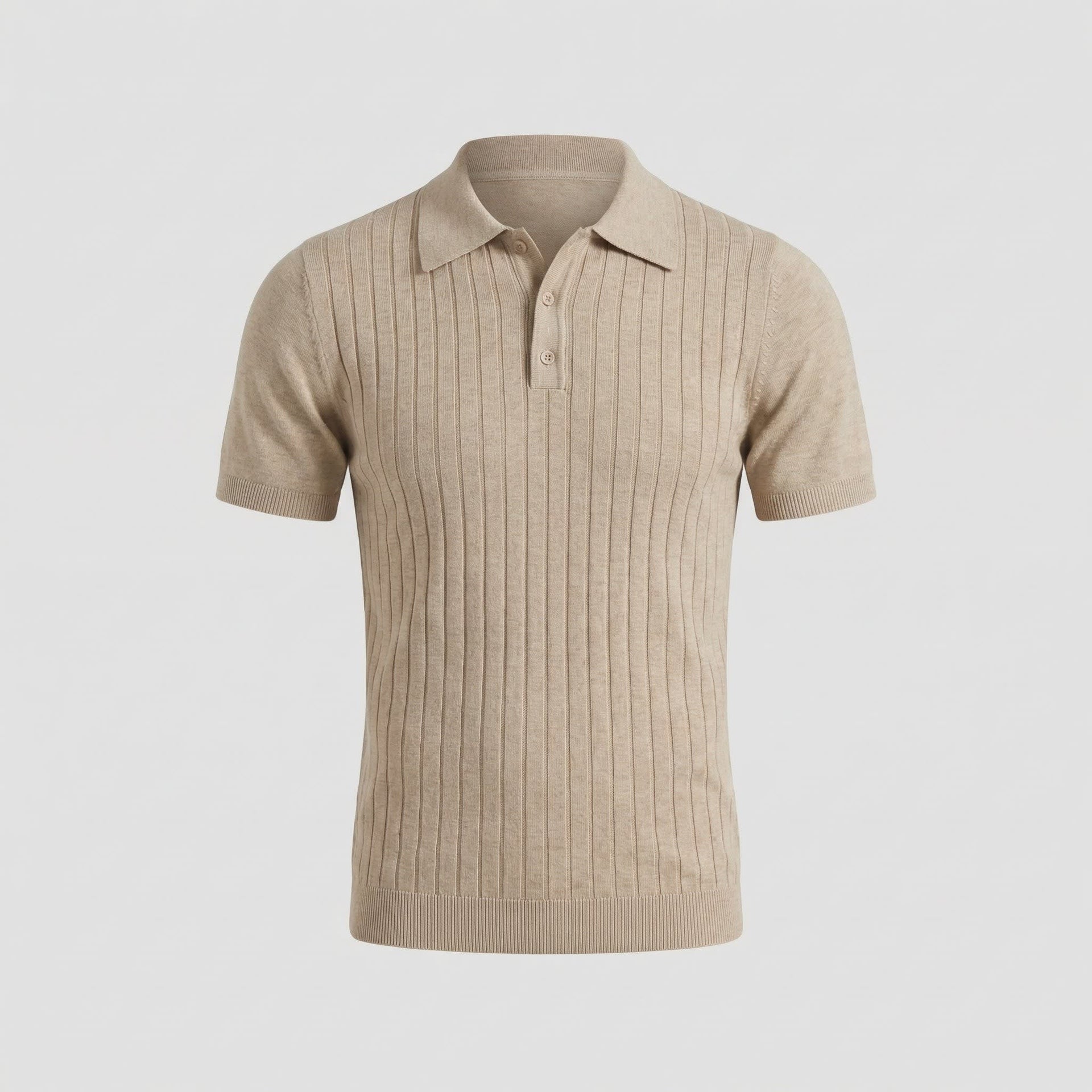 Rafferty Cotton Blend Ribbed Polo