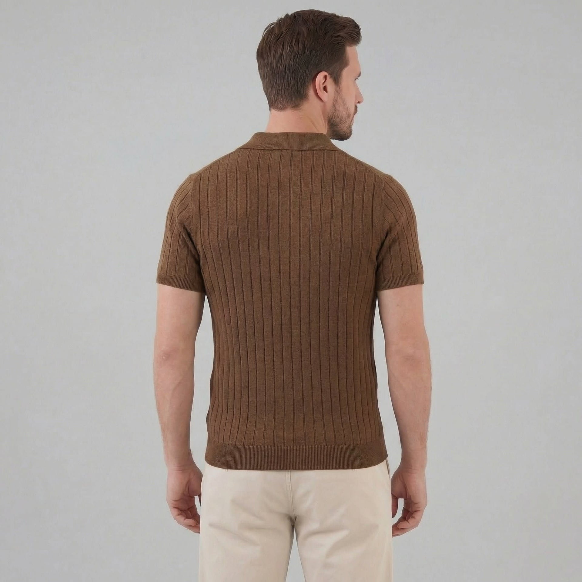 Rafferty Cotton Blend Ribbed Polo