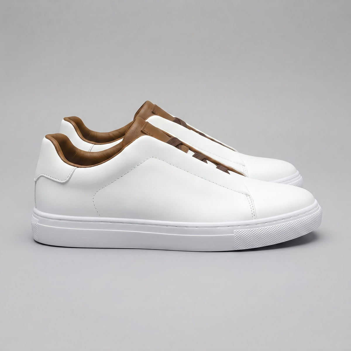 Schuyler Leather Laceless Sneakers