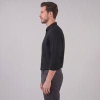 Jace Cotton Blend Band Collar Shirt
