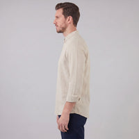 Jace Cotton Blend Band Collar Shirt