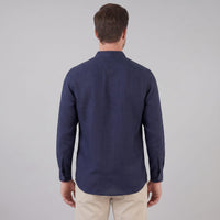 Jace Cotton Blend Band Collar Shirt