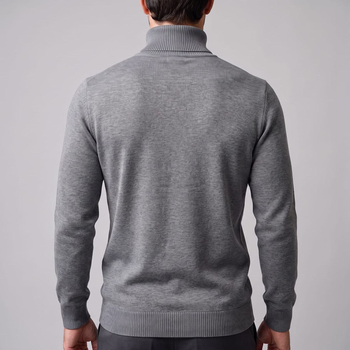 Finn Wool Mock Neck Sweater
