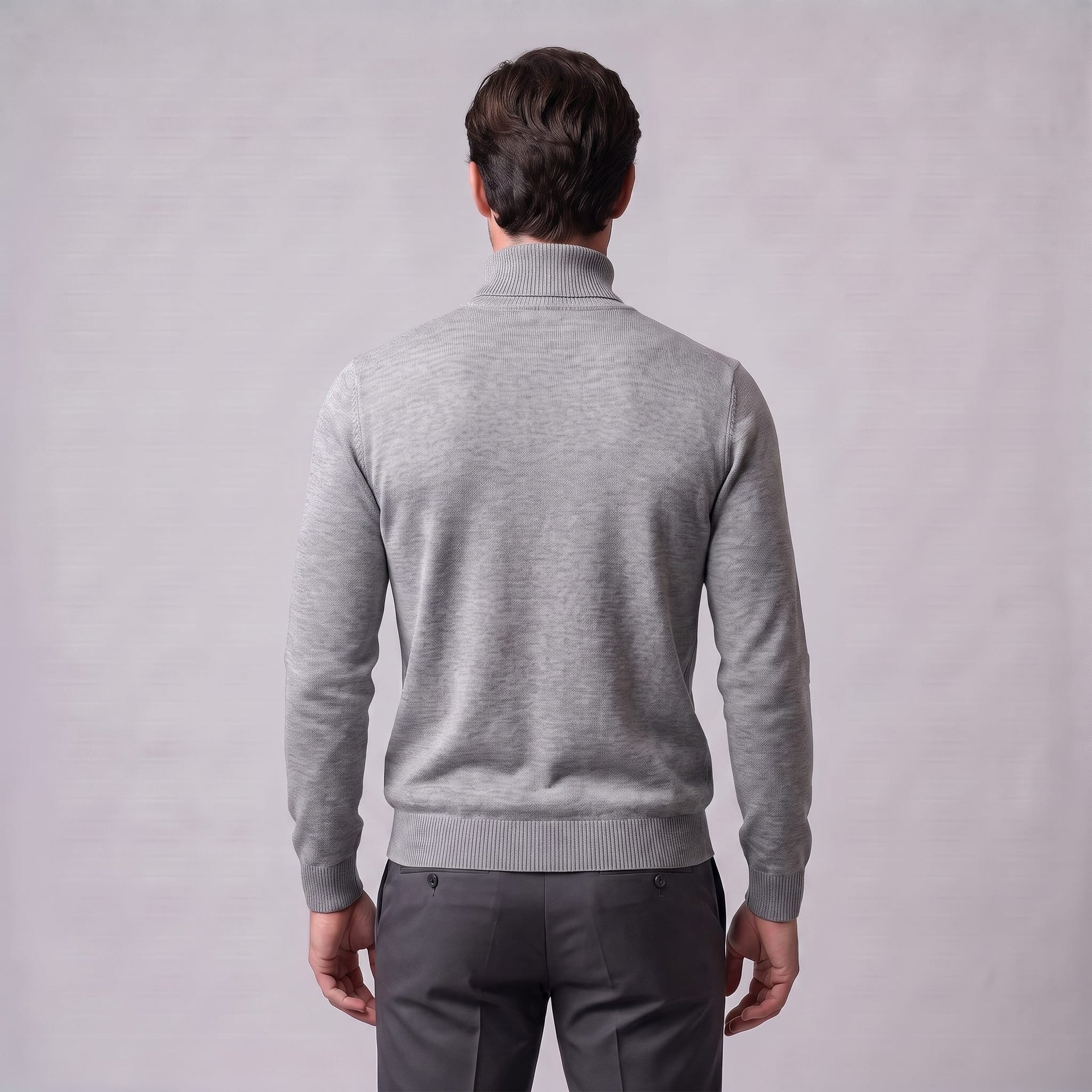 Finn Wool Mock Neck Sweater