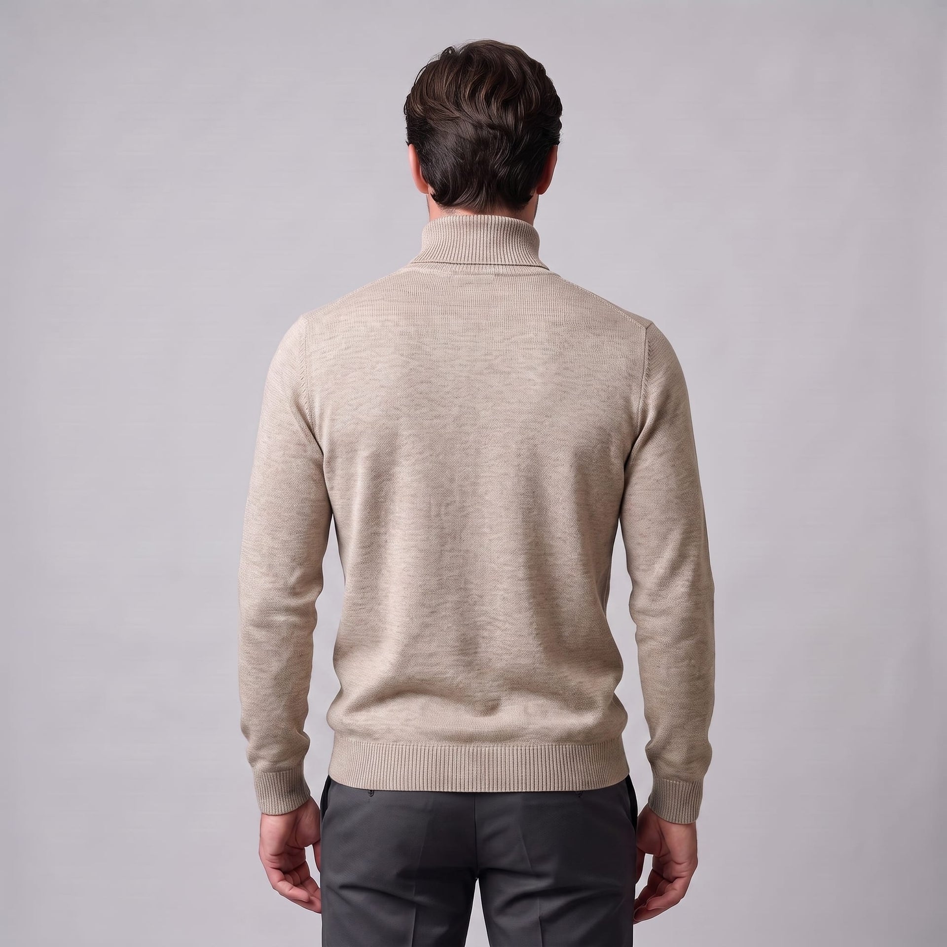 Finn Wool Mock Neck Sweater