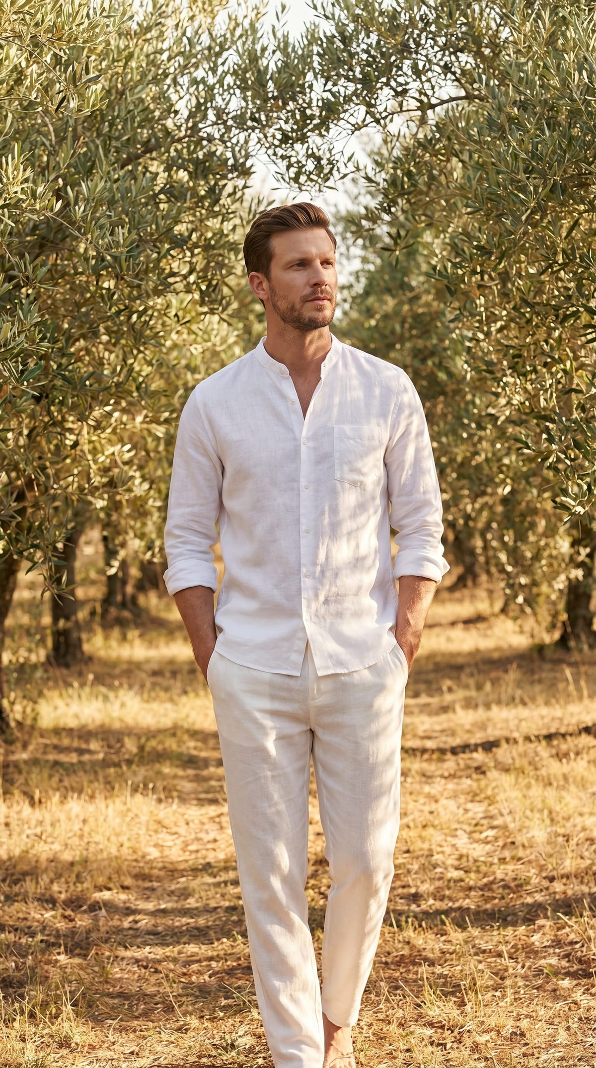 Bennett Linen Shirt and Pants Set