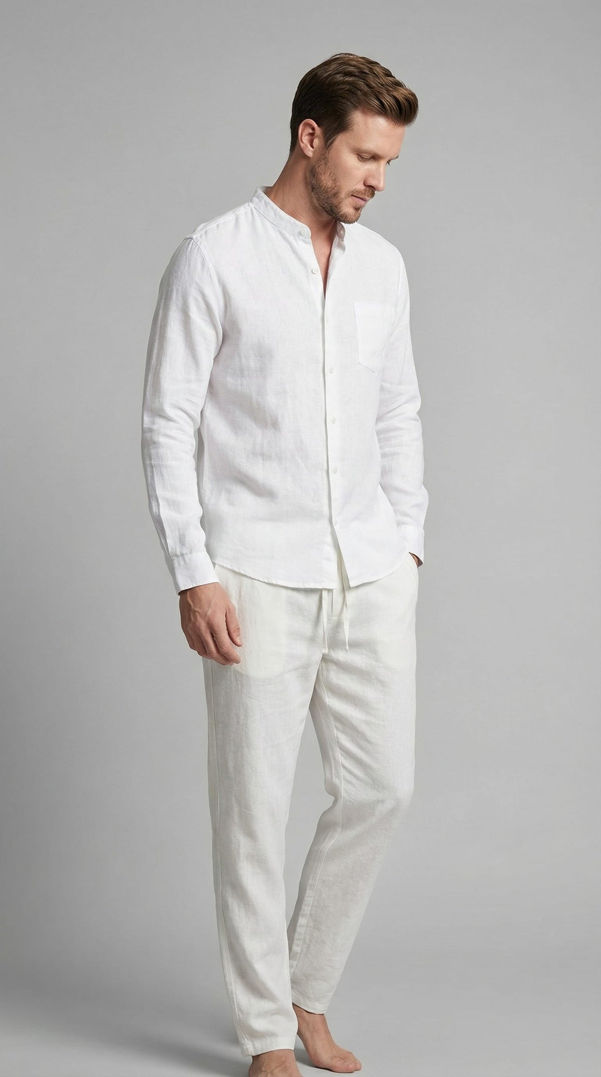 Bennett Linen Shirt and Pants Set