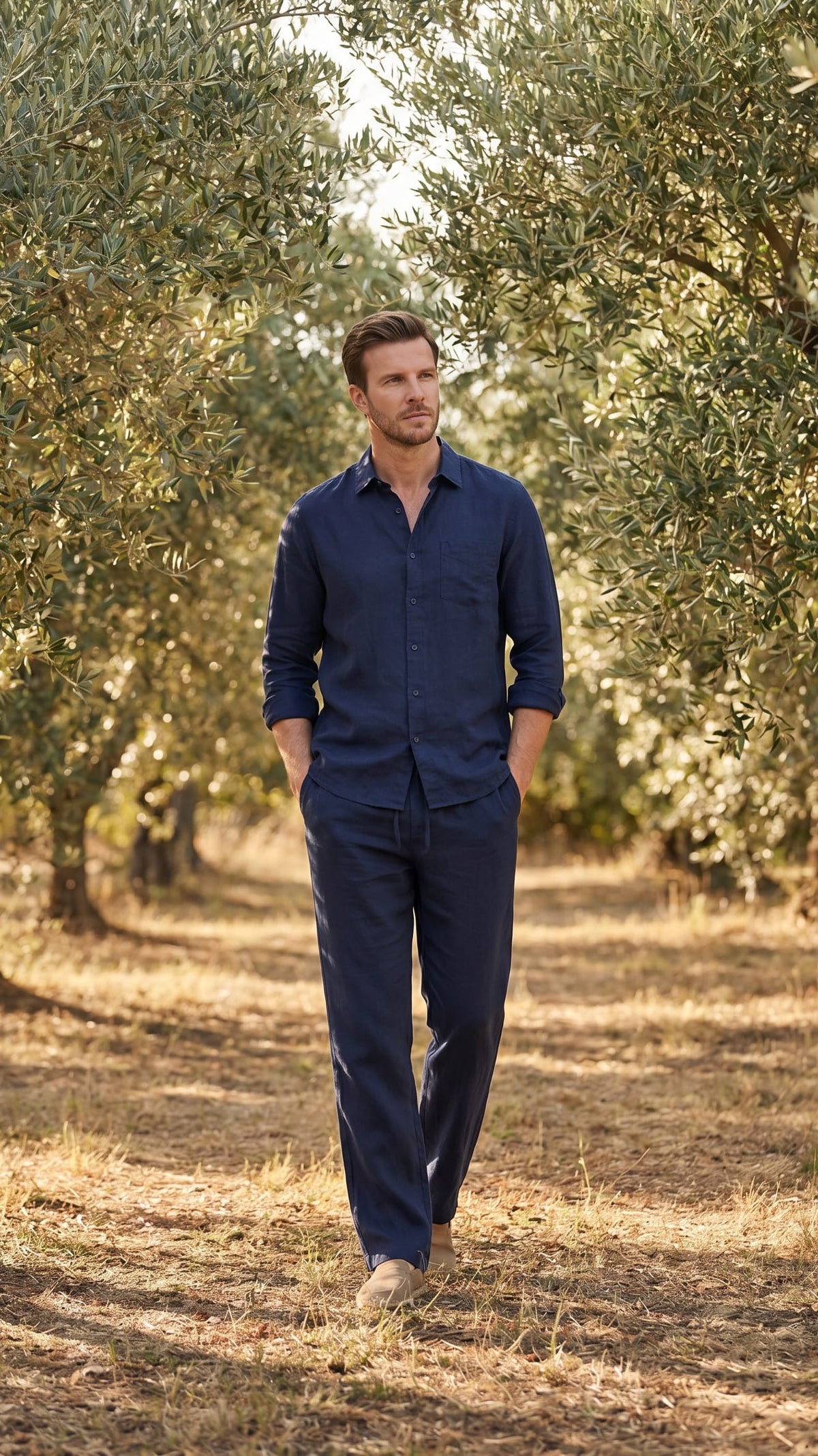 Bennett Linen Shirt and Pants Set
