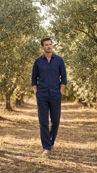 Bennett Linen Shirt and Pants Set