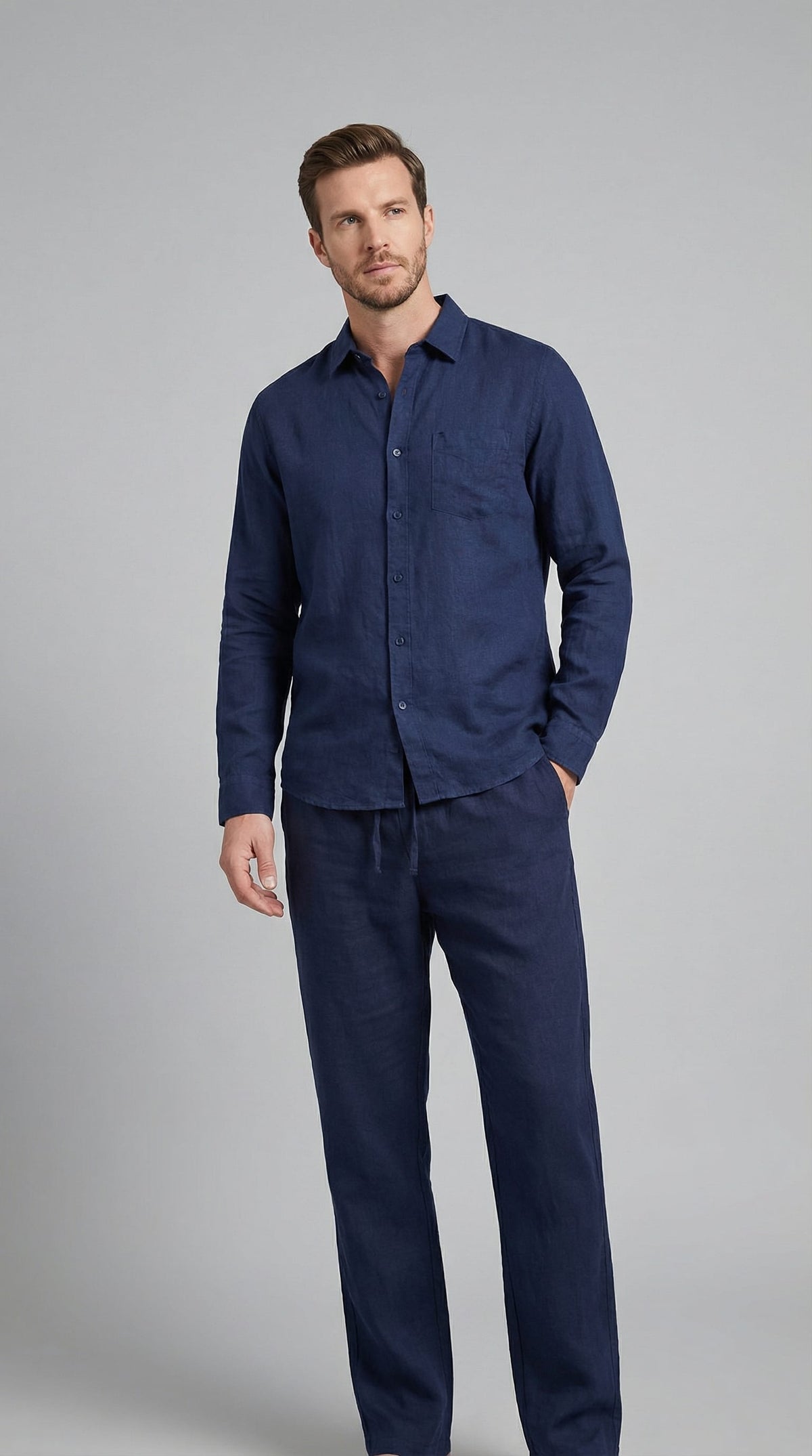 Bennett Linen Shirt and Pants Set