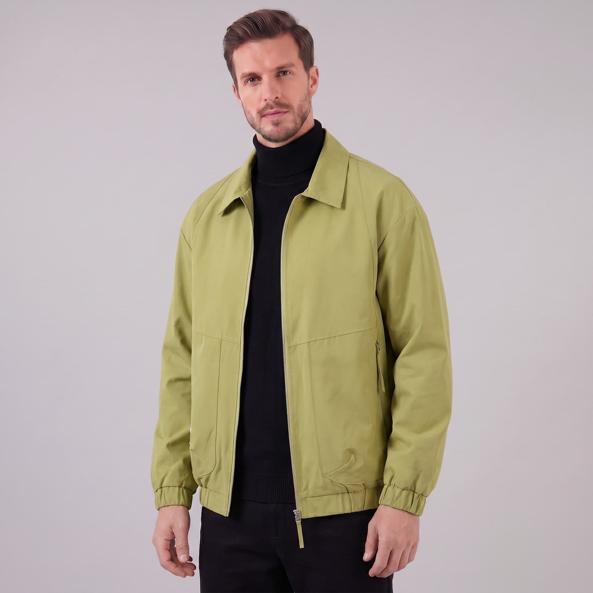 Halloran Collared Zip Through Jacket