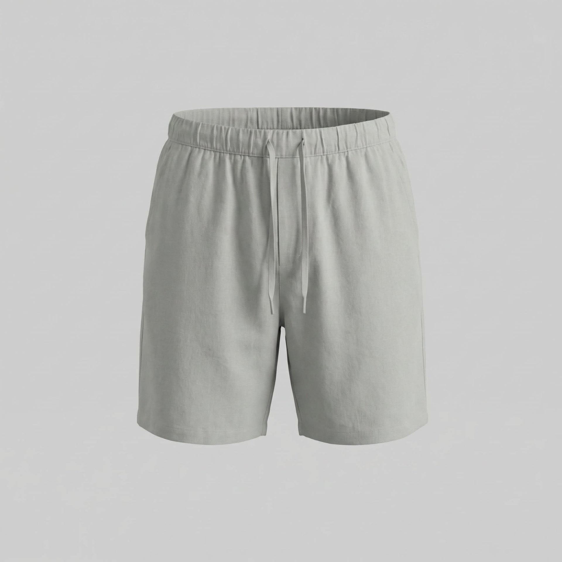 Duncan Linen Blend Drawstring Shorts
