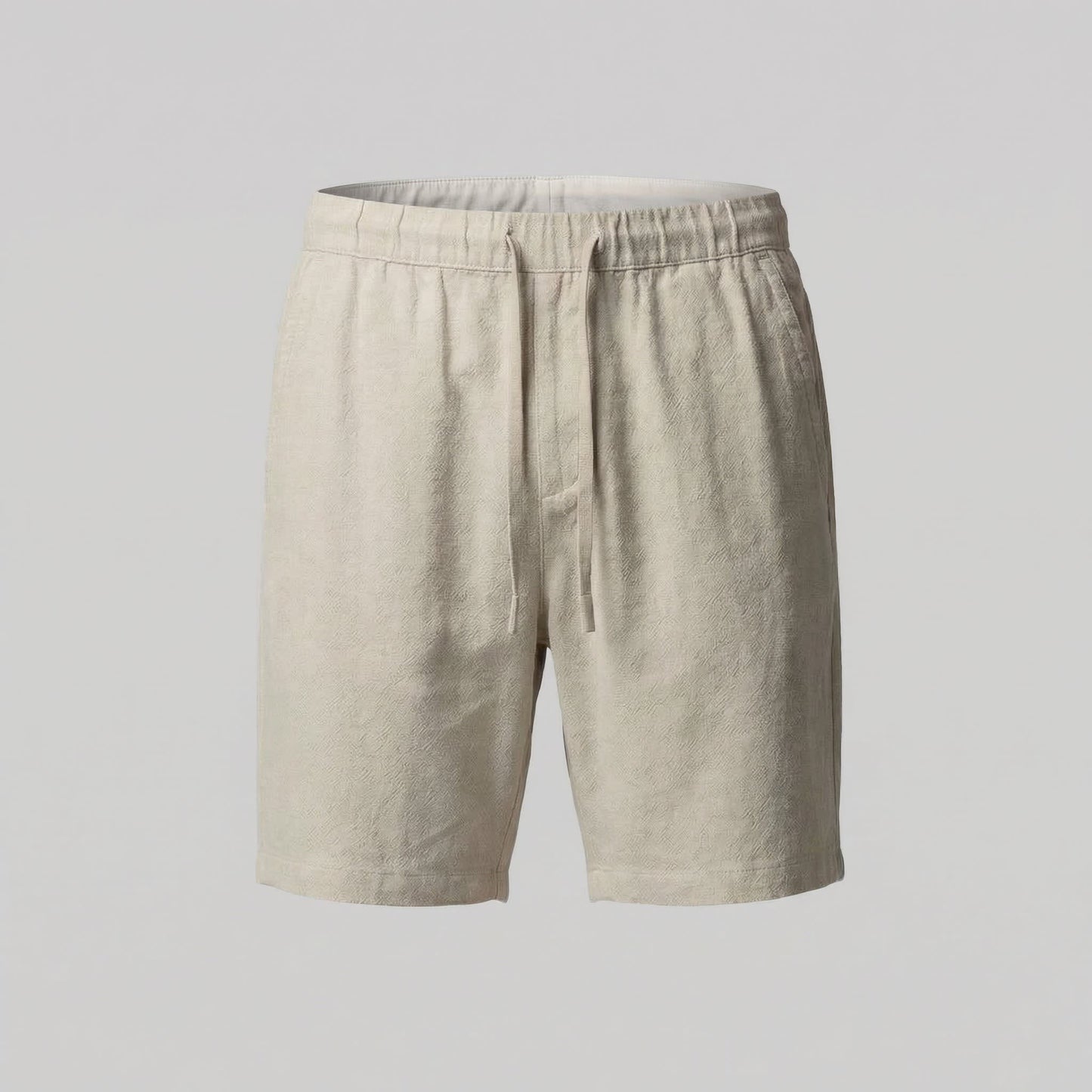 Duncan Linen Blend Drawstring Shorts_15