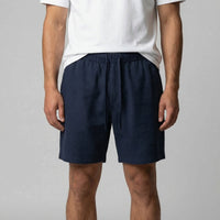 Duncan Linen Blend Drawstring Shorts