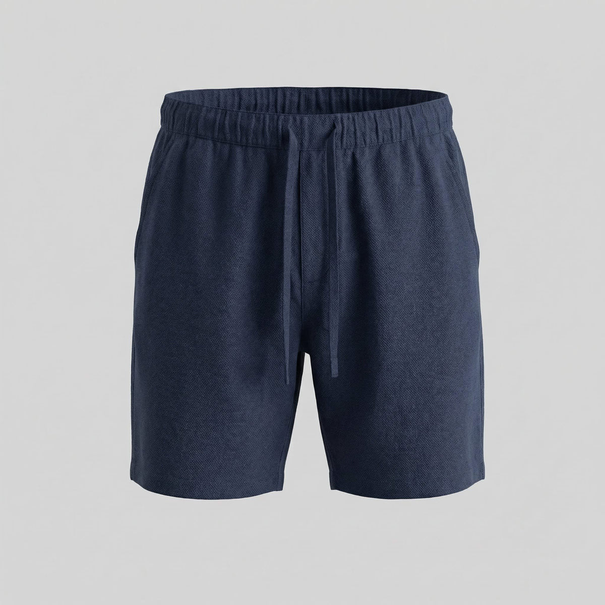Duncan Linen Blend Drawstring Shorts_19