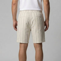Duncan Linen Blend Drawstring Shorts