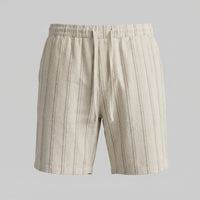 Duncan Linen Blend Drawstring Shorts