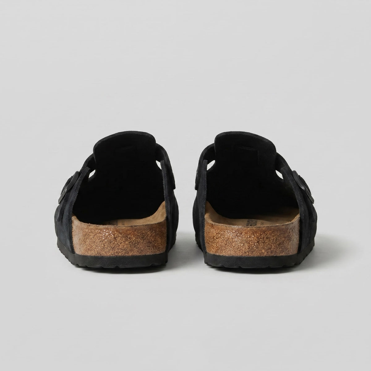 Maxfield Suede Buckle Clogs