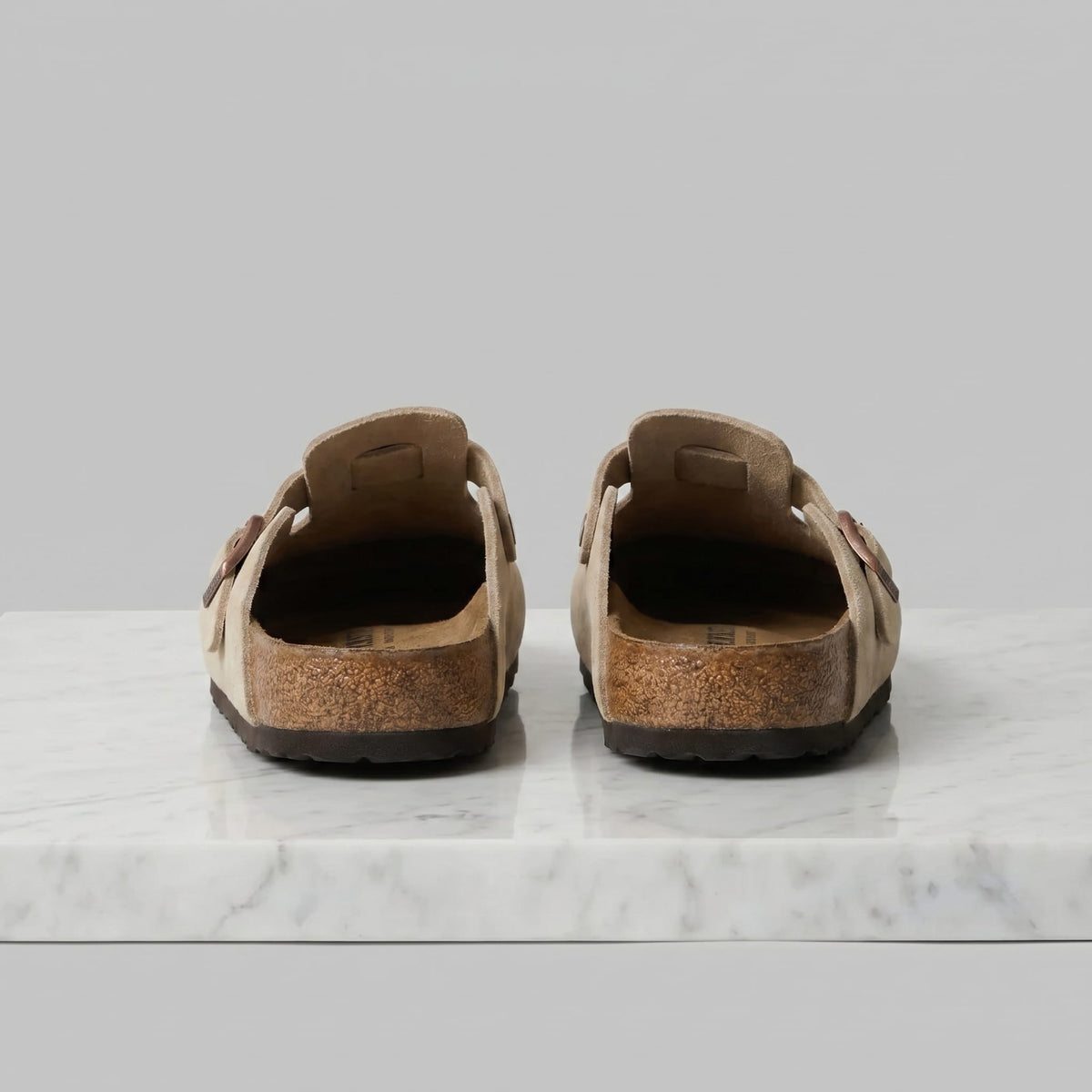 Maxfield Suede Buckle Clogs_16