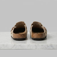 Maxfield Suede Buckle Clogs