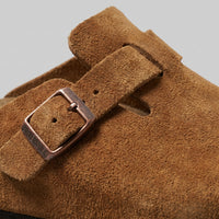 Maxfield Suede Buckle Clogs