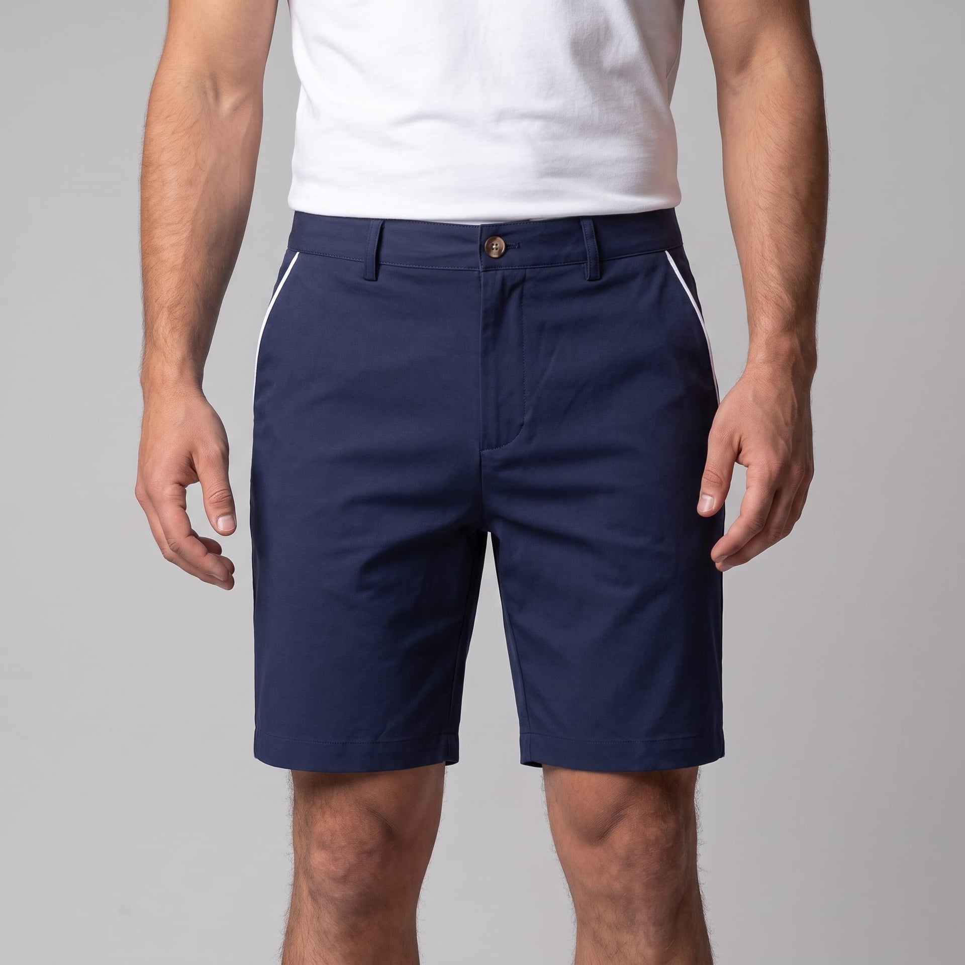 Durant Contrast Piping Chino Shorts
