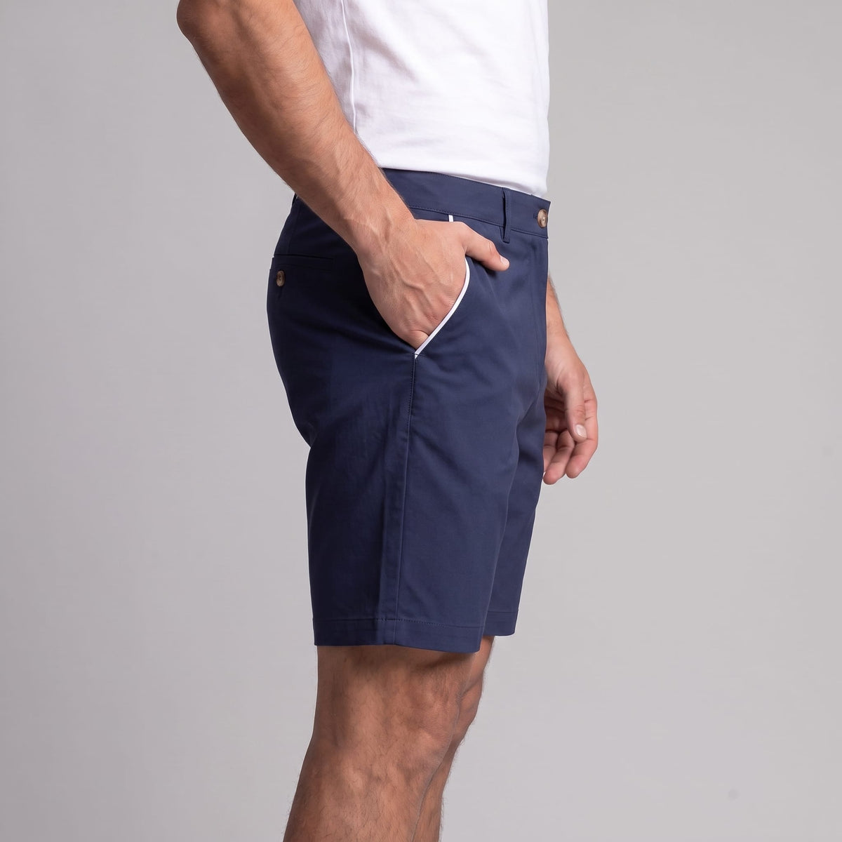 Durant Contrast Piping Chino Shorts_4