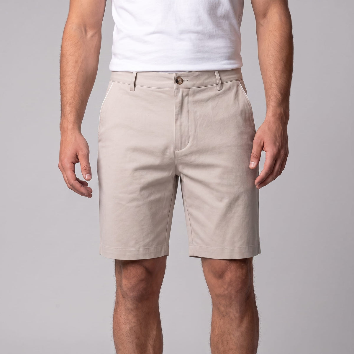 Durant Contrast Piping Chino Shorts_7