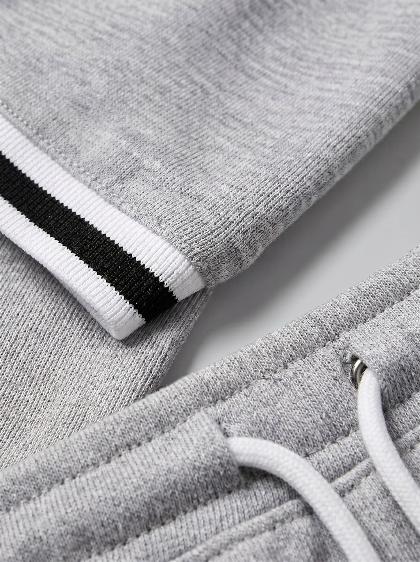 Bishop Contrast Stripe T-Shirt and Shorts Set_15
