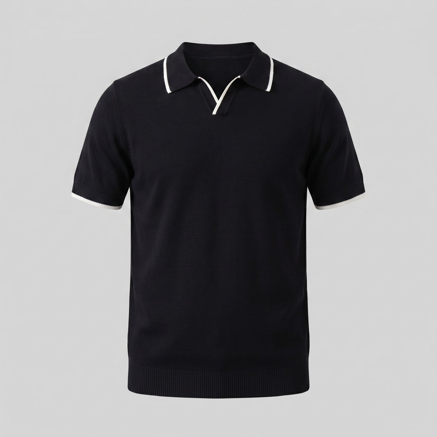 Ramsey Contrast Trim Knit Polo_2