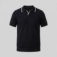 Ramsey Contrast Trim Knit Polo