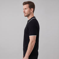 Ramsey Contrast Trim Knit Polo