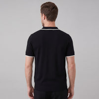 Ramsey Contrast Trim Knit Polo