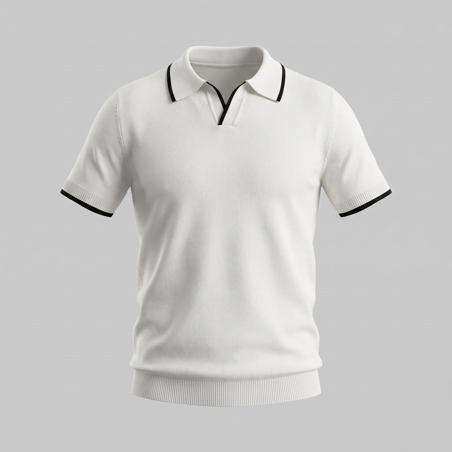 Ramsey Contrast Trim Knit Polo