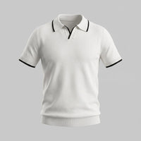 Ramsey Contrast Trim Knit Polo
