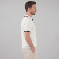 Ramsey Contrast Trim Knit Polo