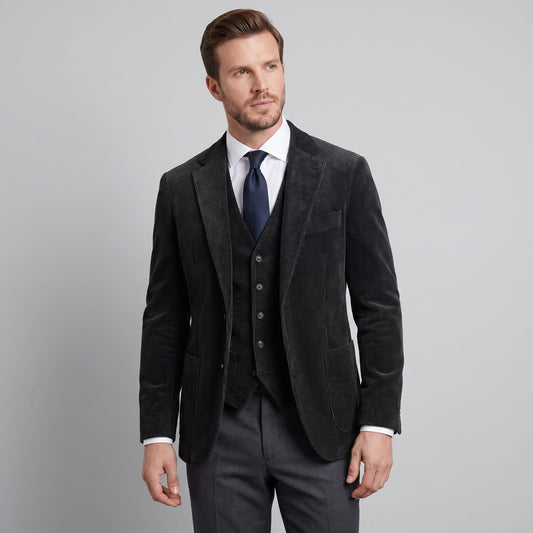 Forrest Corduroy Blazer and Vest Set_1