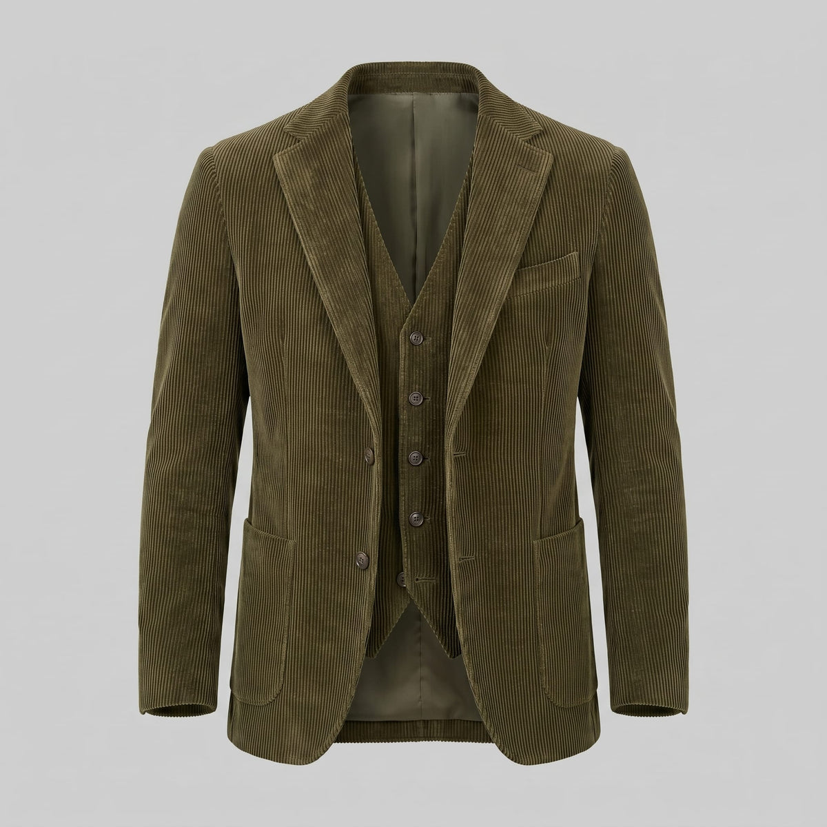 Forrest Corduroy Blazer and Vest Set_10