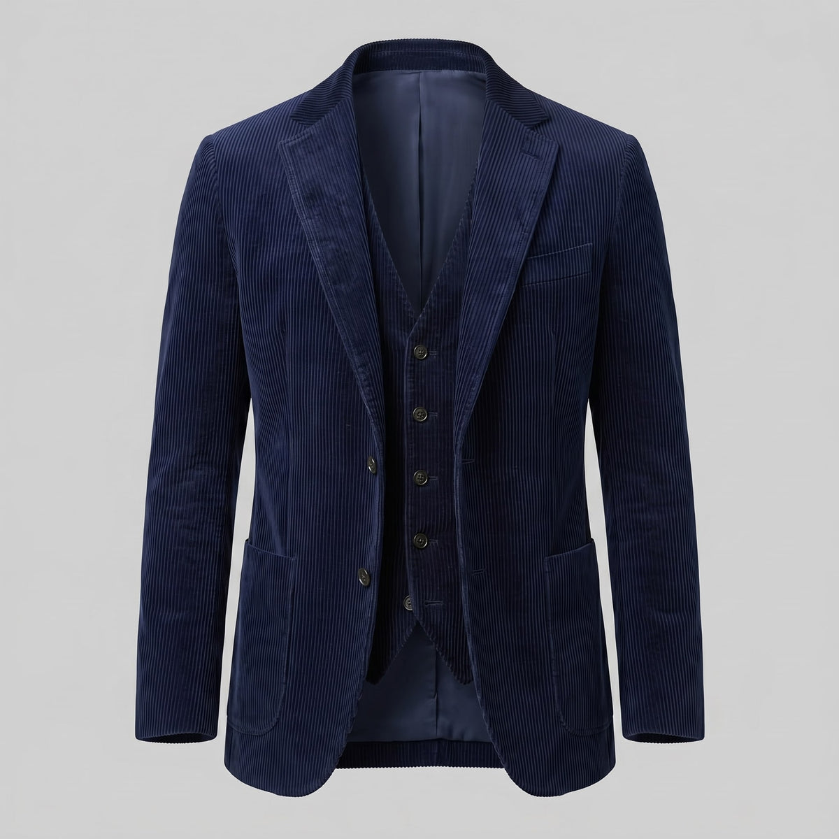 Forrest Corduroy Blazer and Vest Set