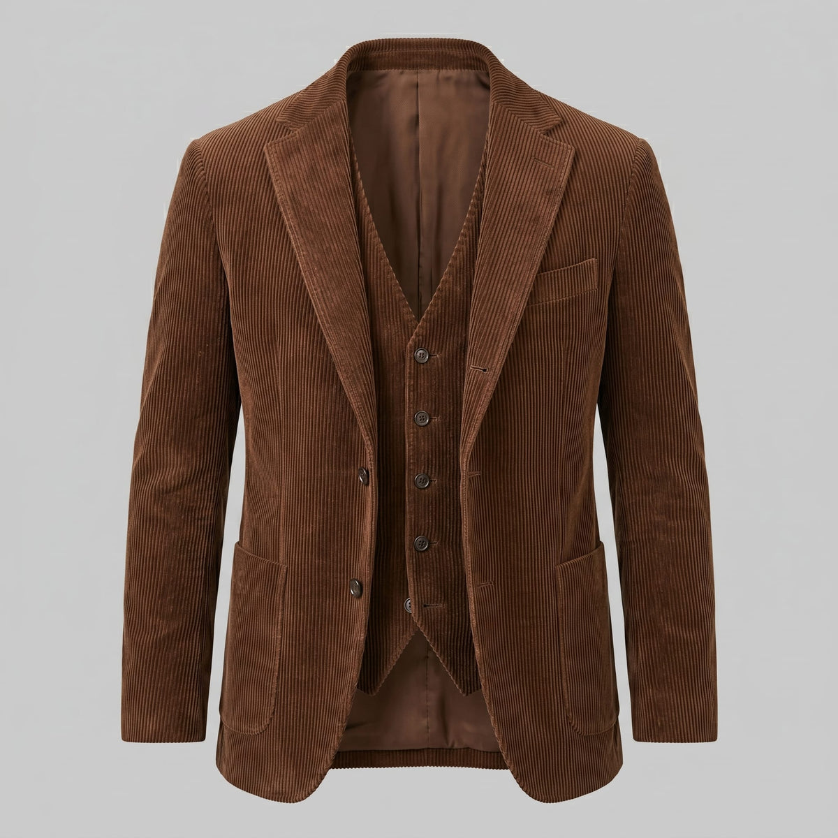 Forrest Corduroy Blazer and Vest Set_20