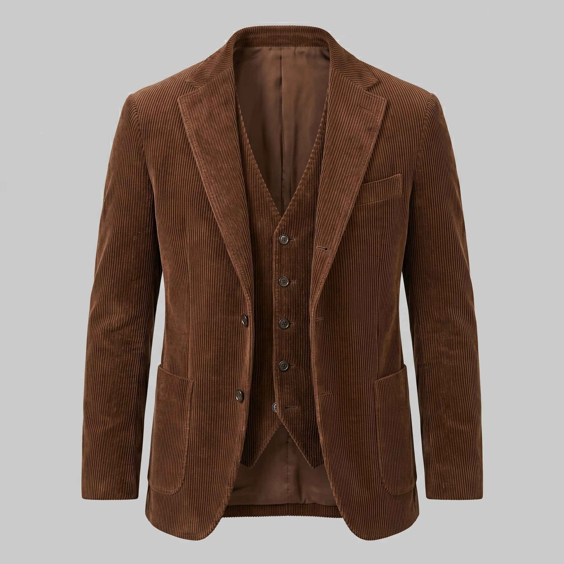Forrest Corduroy Blazer and Vest Set