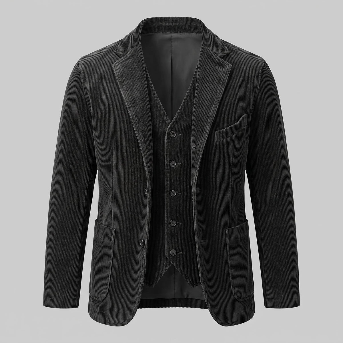 Forrest Corduroy Blazer and Vest Set