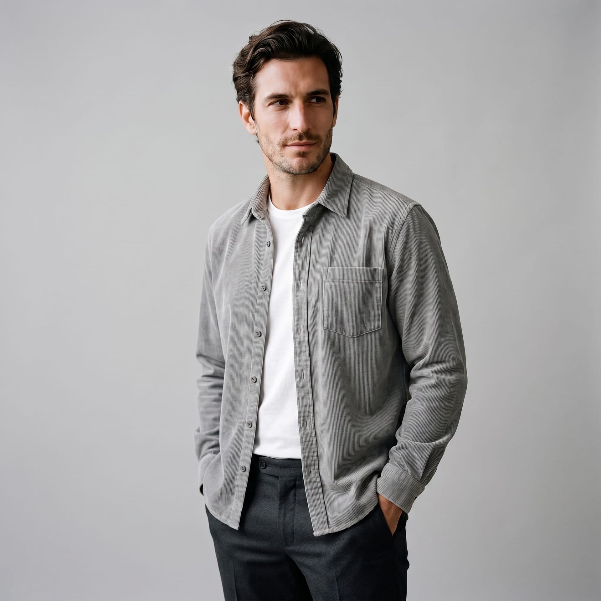 Jagger Corduroy Long Sleeve Shirt