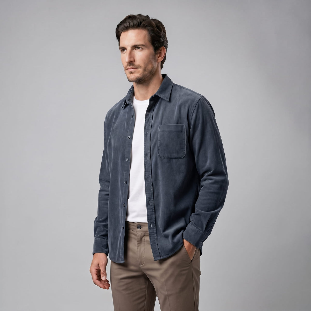 Jagger Corduroy Long Sleeve Shirt_12