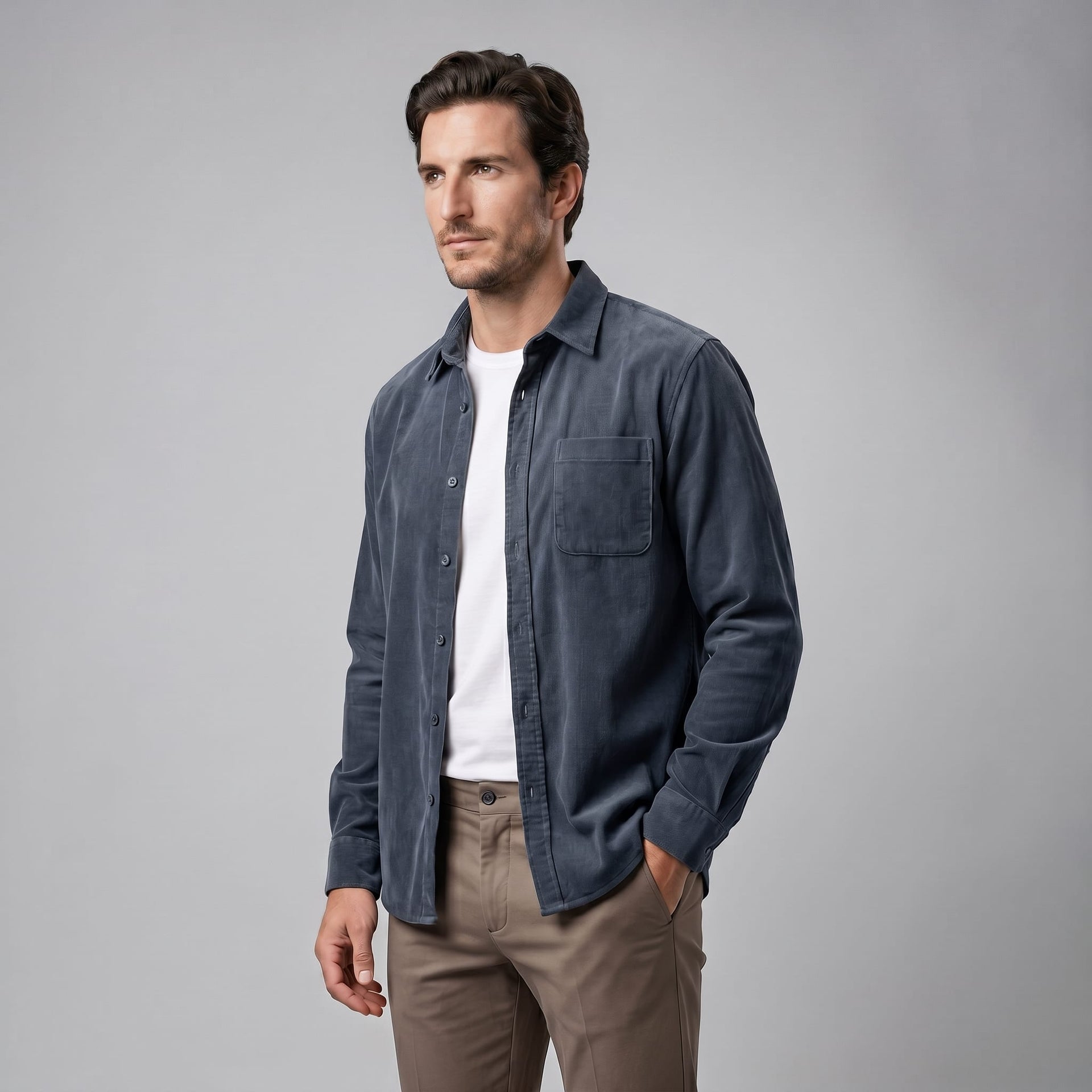 Jagger Corduroy Long Sleeve Shirt