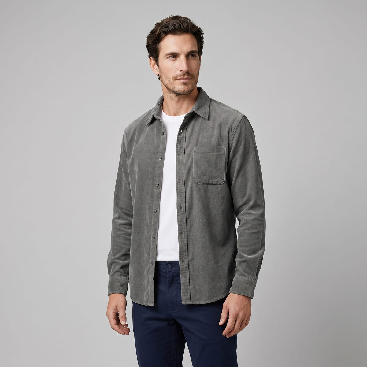 Jagger Corduroy Long Sleeve Shirt_17