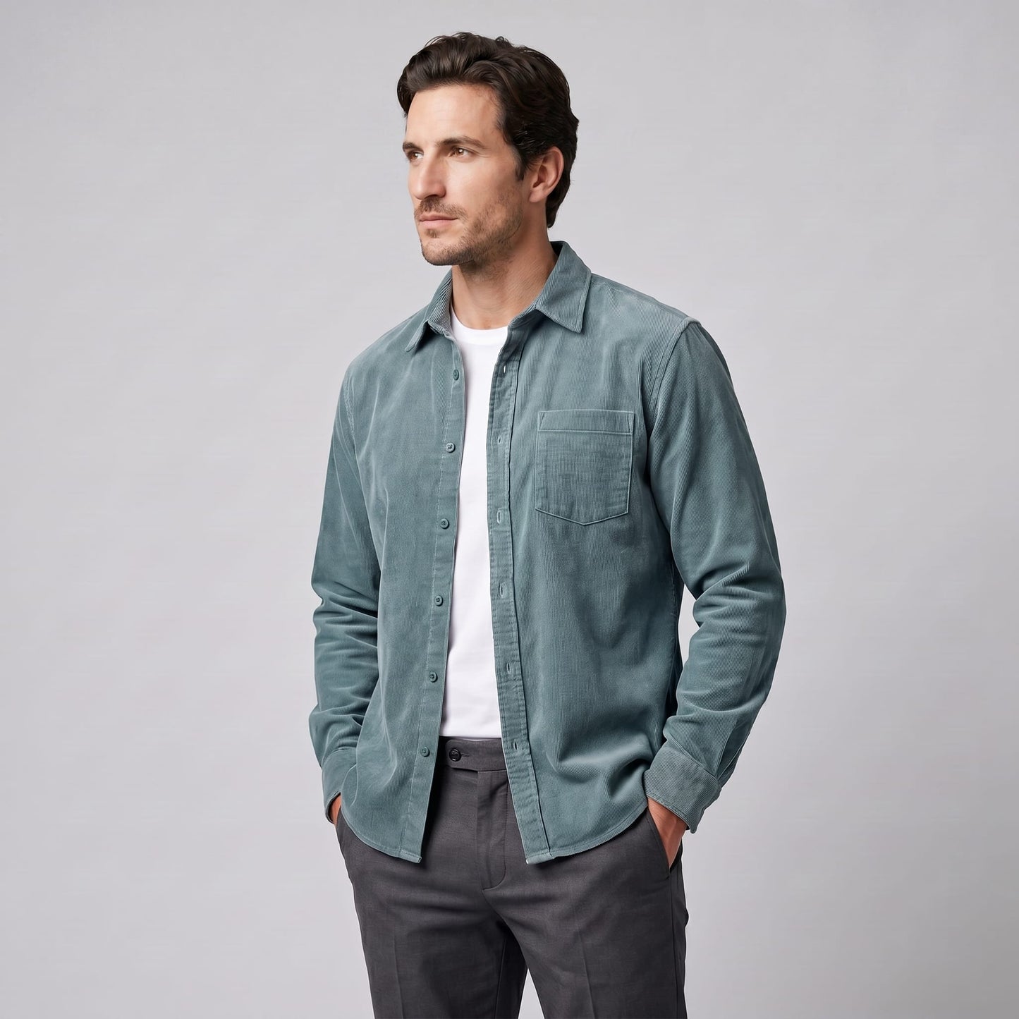 Jagger Corduroy Long Sleeve Shirt_22