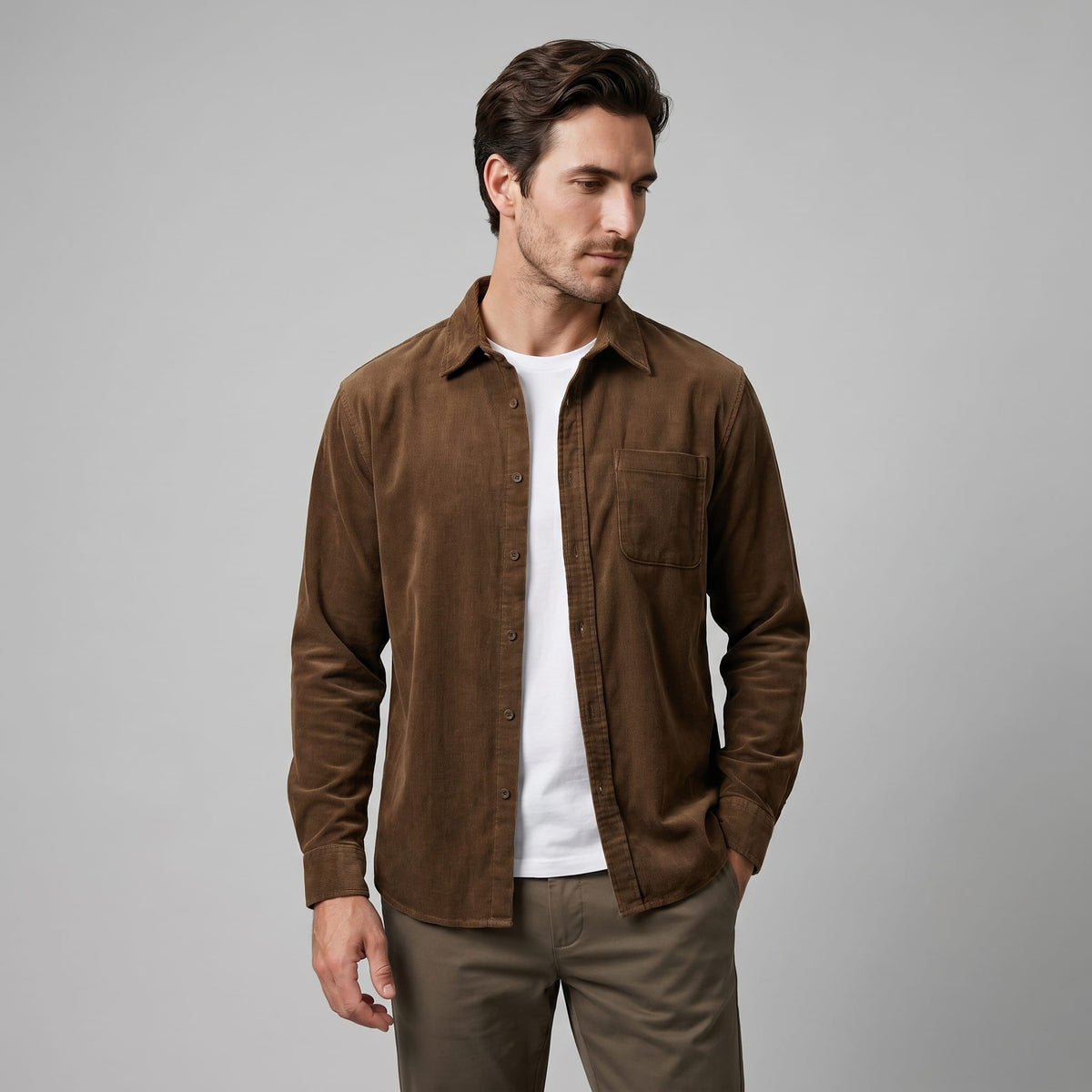 Jagger Corduroy Long Sleeve Shirt